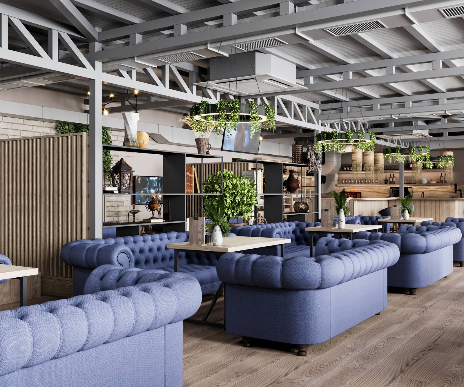 Реконструкция кальянной в Москве