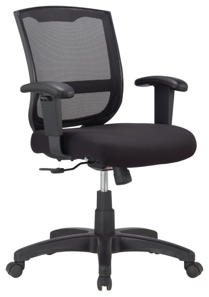 Eurotech Seating Maze Task Chair Mesh, Black Contemporary Office