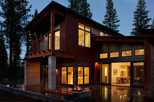 mountain modern prefab contemporary-fasad