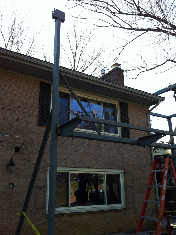 Steel frame addition