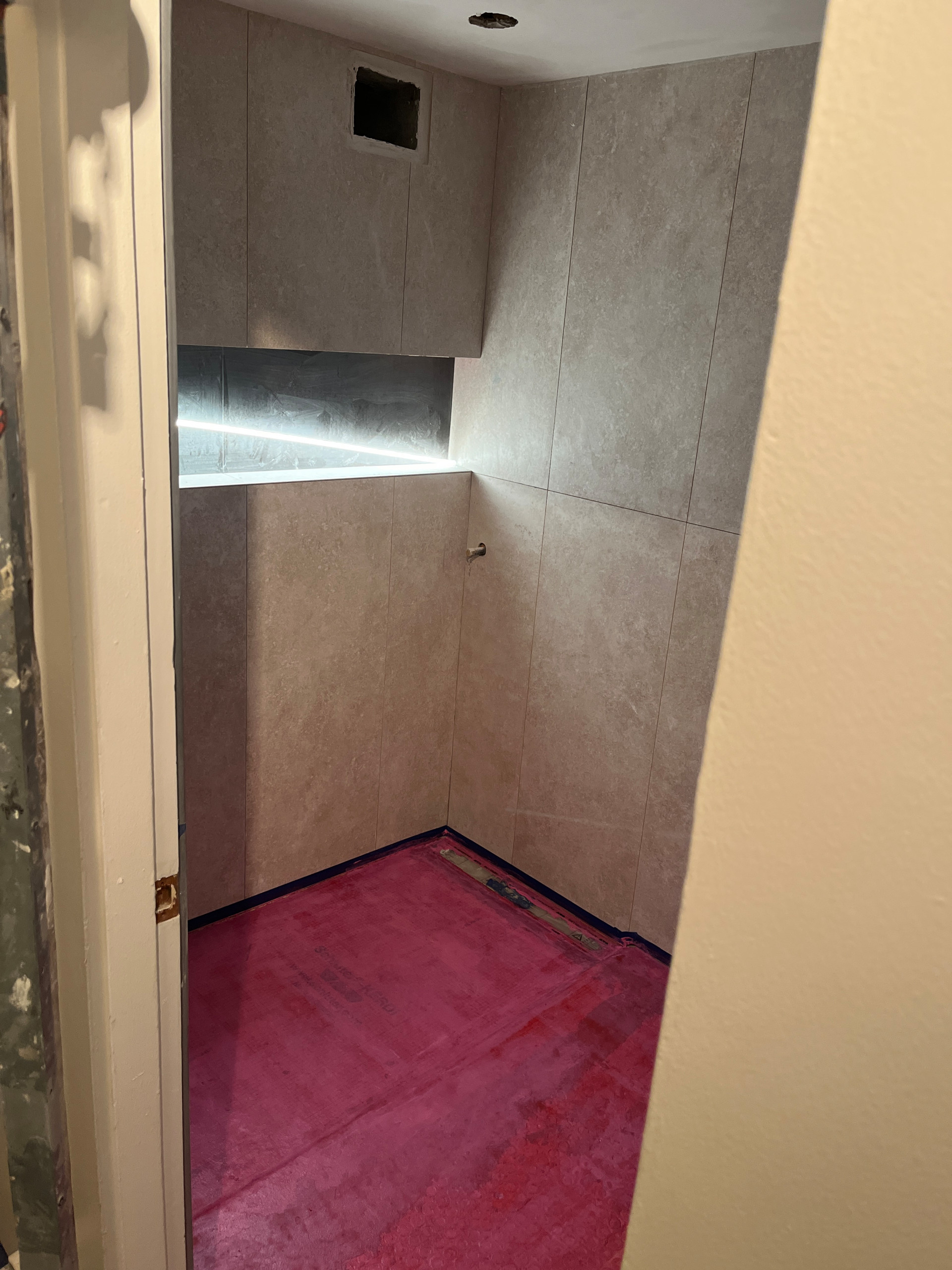 West End walking shower