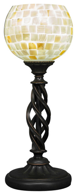 Elegante 1 Light Table Lamp In Dark Granite (61-DG-405)