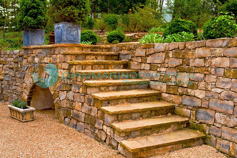 Inspiration for a rustic staircase remodel in Richmond