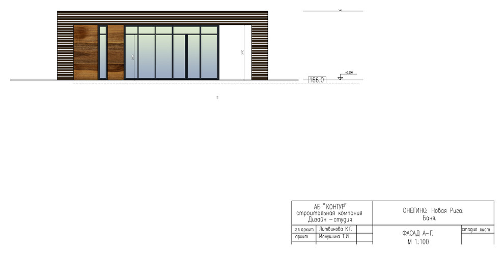 Частный дом-баня на Новой Риге