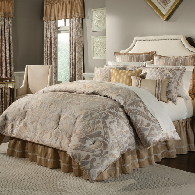 Veratex Francesca 4 Piece Comforter Set Contemporary Duvet Veratex Francesca 4 Piece Comforter Set