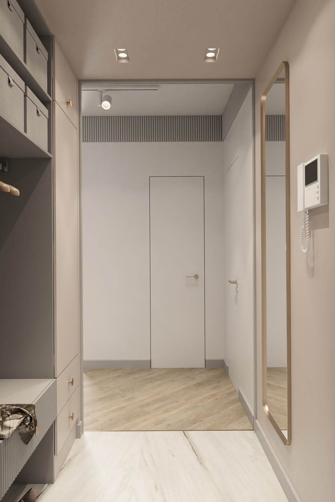 Визуализация однокомнатной квартиры 38 м2