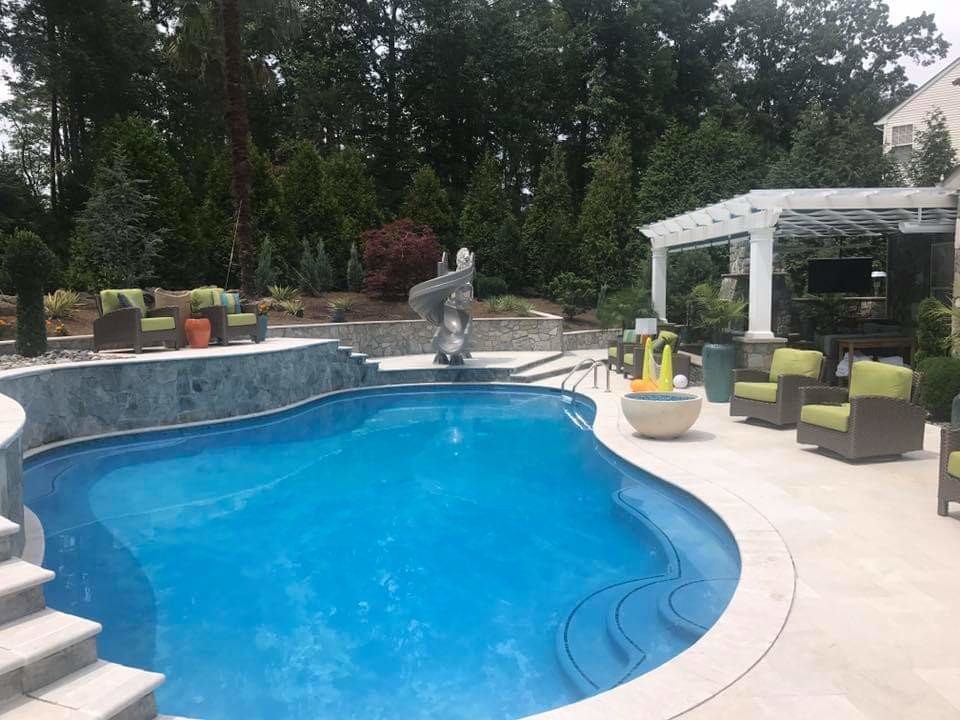 Patio with Large Pool