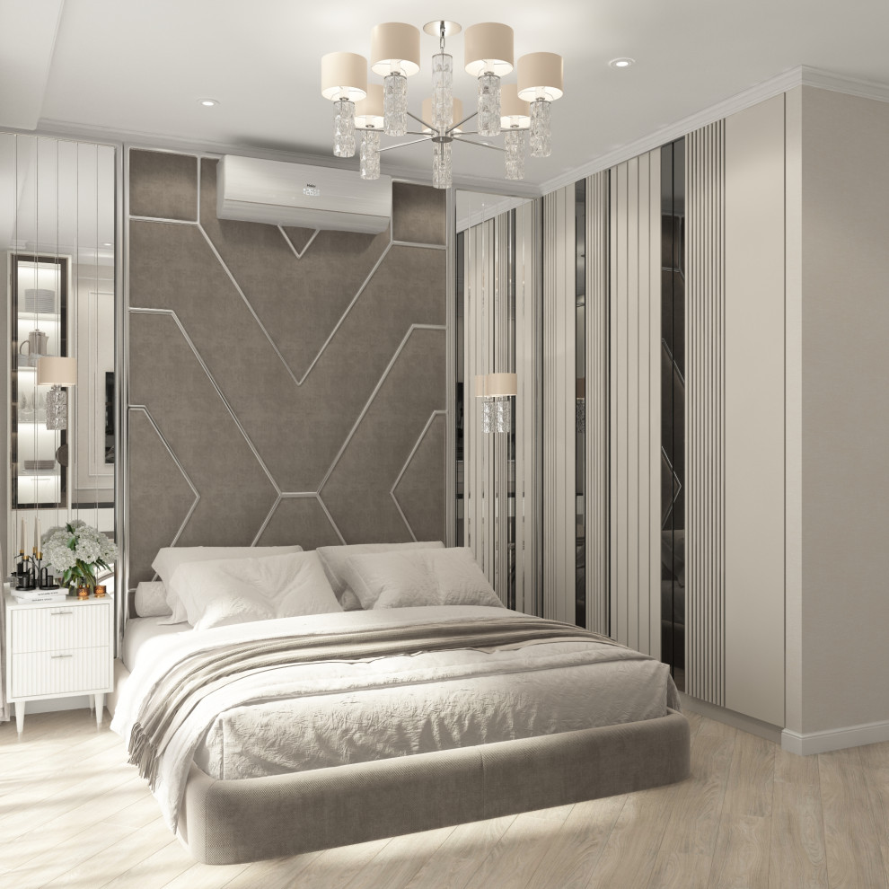 Нежнейший дизайн трехкомнатной квартиры