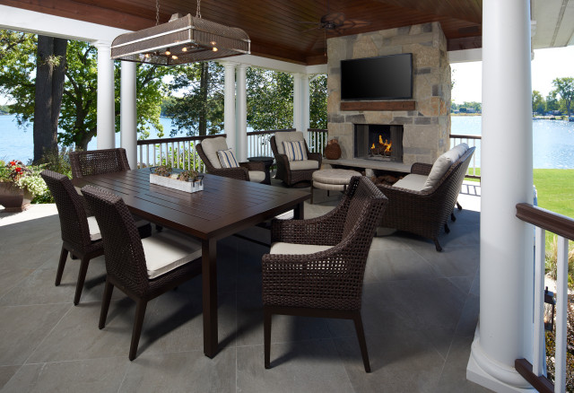 White Lake Craftsman Cottage coastal-deck