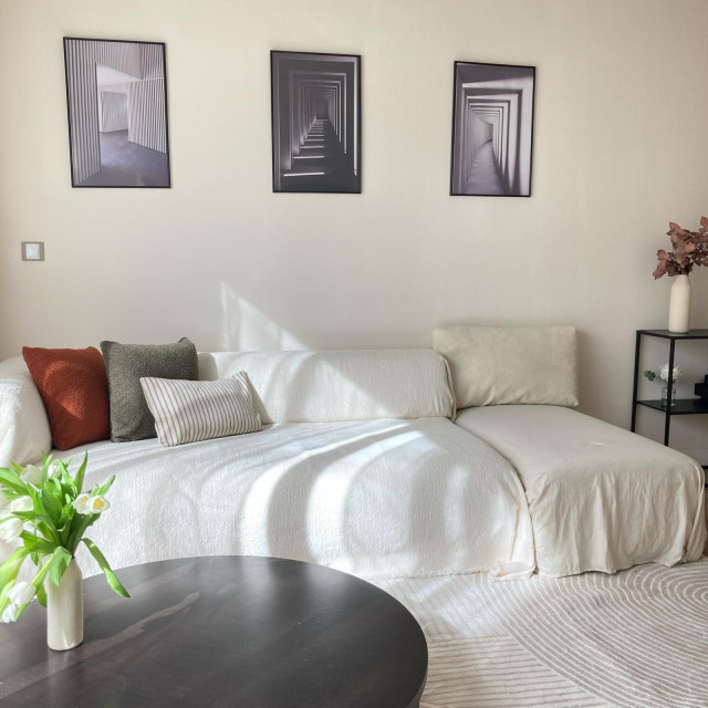 Decorar para VENDER transitional-living-room