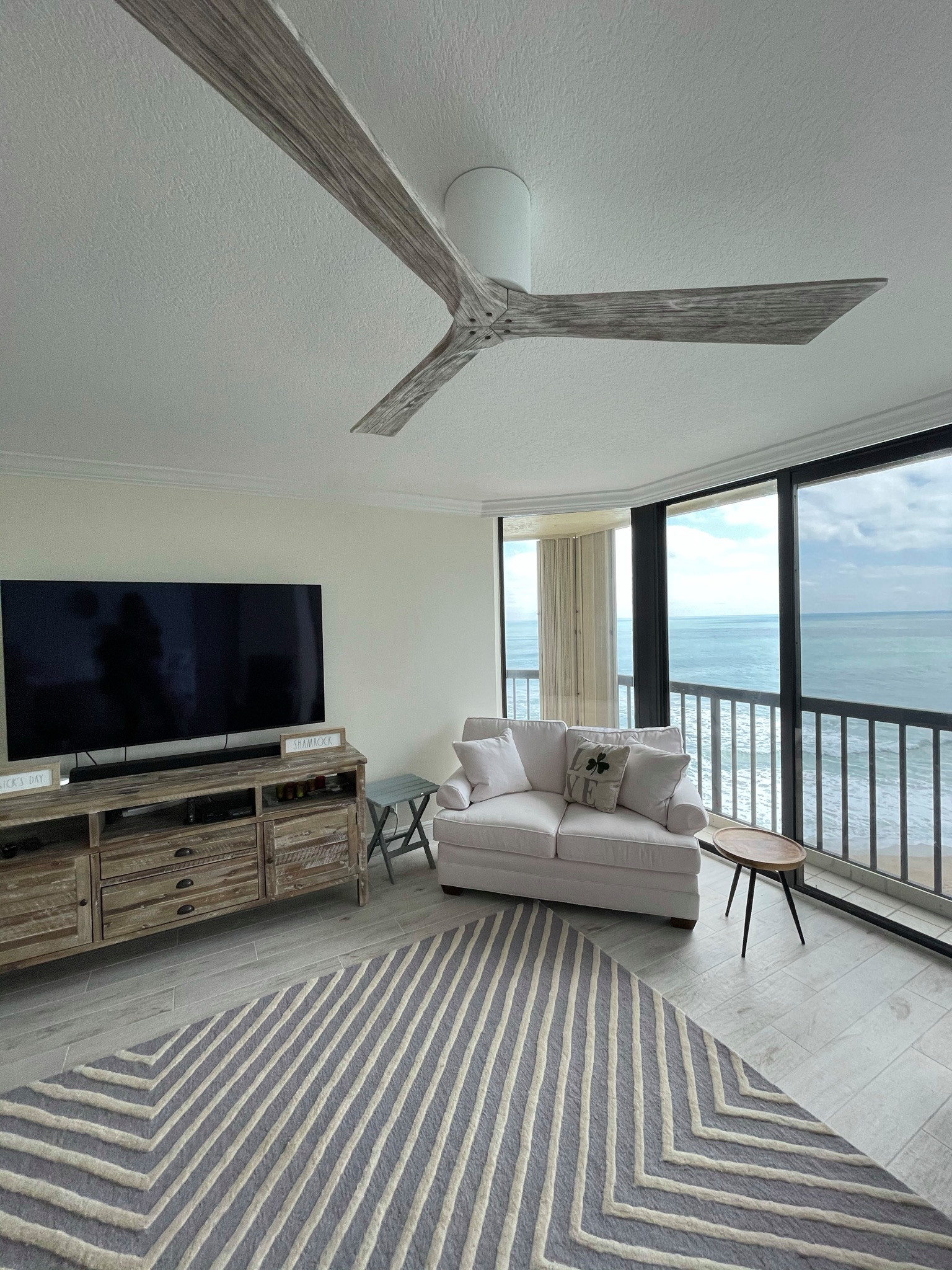 Ocean Front Living Room and Den/Guest room