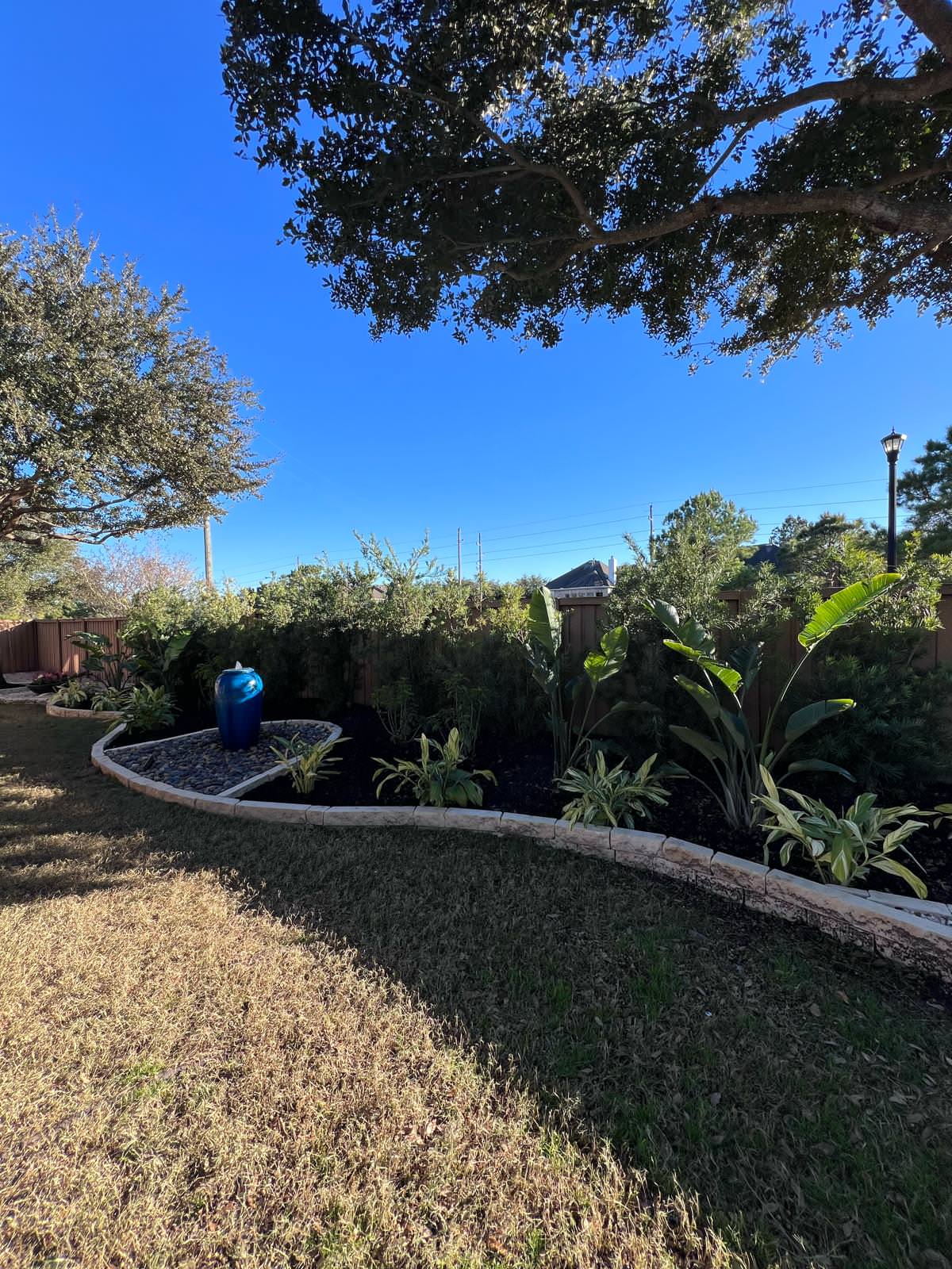 Putting Green, Backyard Paradise and Front yard Makeover in Fulshear!