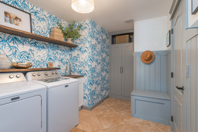 Fresh and Functional Laundry Room - Delish & Decor