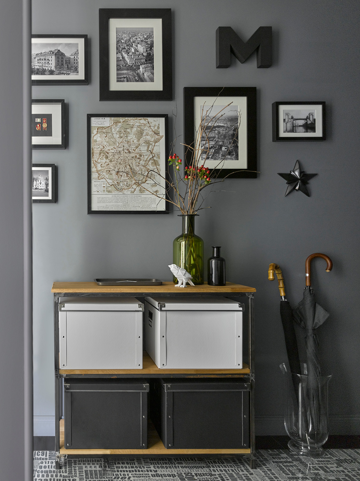 Квартира в серых тонах / gray apartment