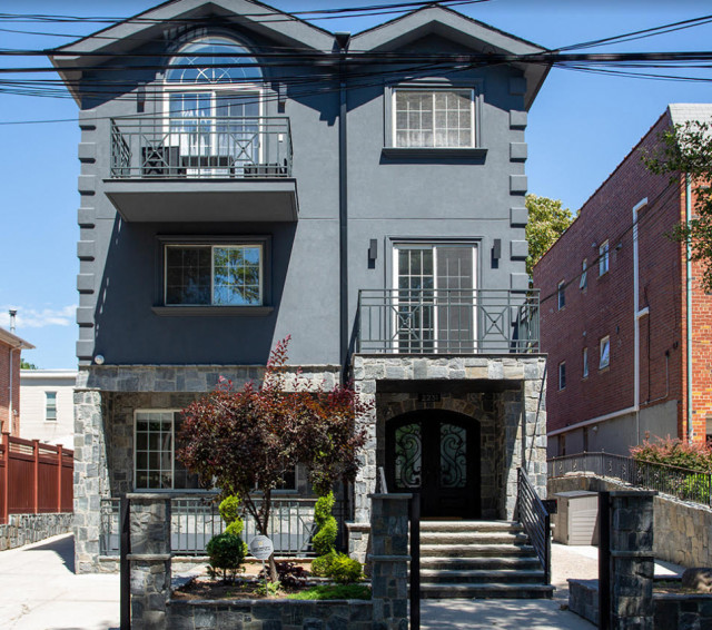 Custom Homes contemporain-facade