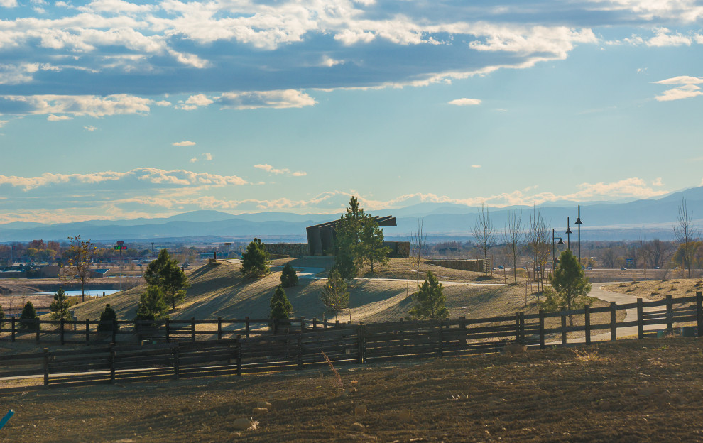Inspiration for a rustic home design remodel in Denver
