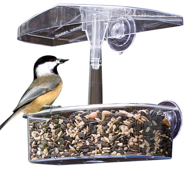 Observer Window Feeder Contemporary Bird Feeders By Droll