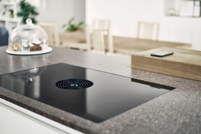 Bora Induktionskochfeld mit integriertem Dunstabzug rustico-cocina