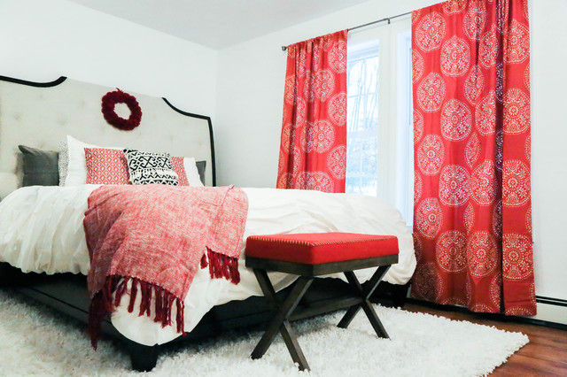 Romantic Red Master Bedroom Habitat For Humanity