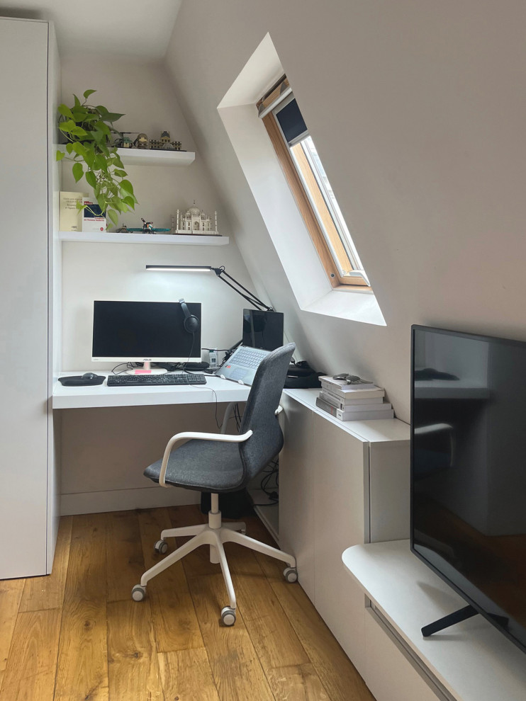 Aménagement appartement sous toiture mansardée