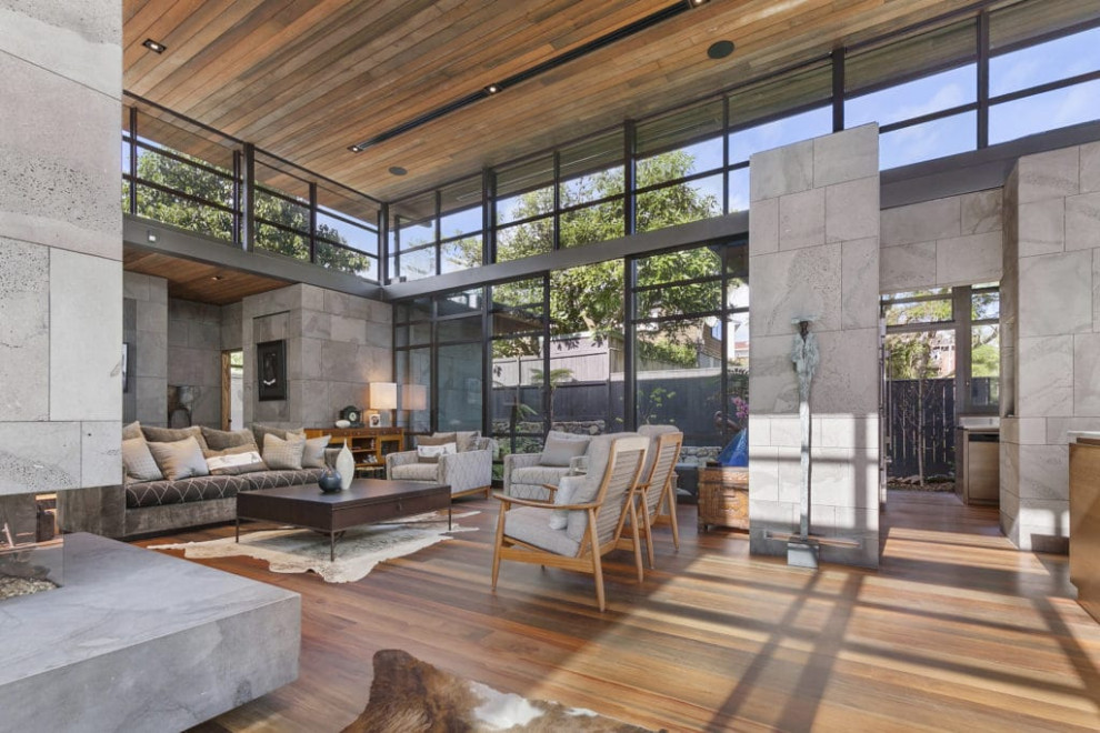 Design ideas for an Asian living room in Auckland.