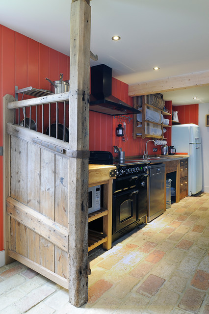 Warborne Farm The Long Barn Shabby Chic Style Kitchen