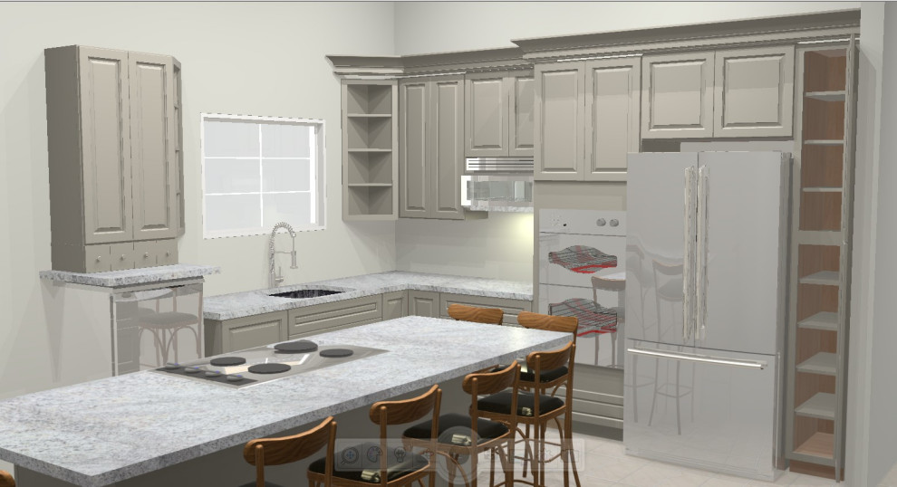 Kitchen - transitional kitchen idea in St Louis