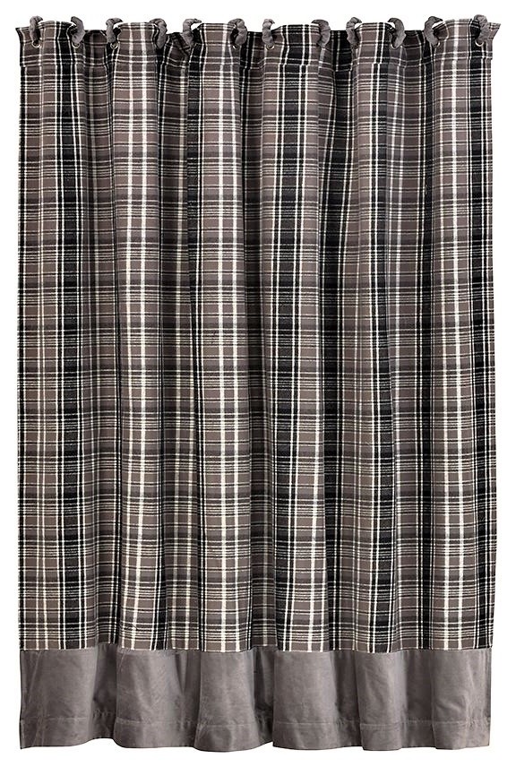 Timberline Lodge Plaid Shower Curtain Rustic Shower Curtains By Your Western Decor