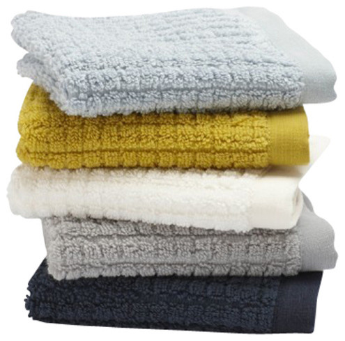 Organic Cotton Sumptuous Towel, Mid Ocean, Wash Cloth