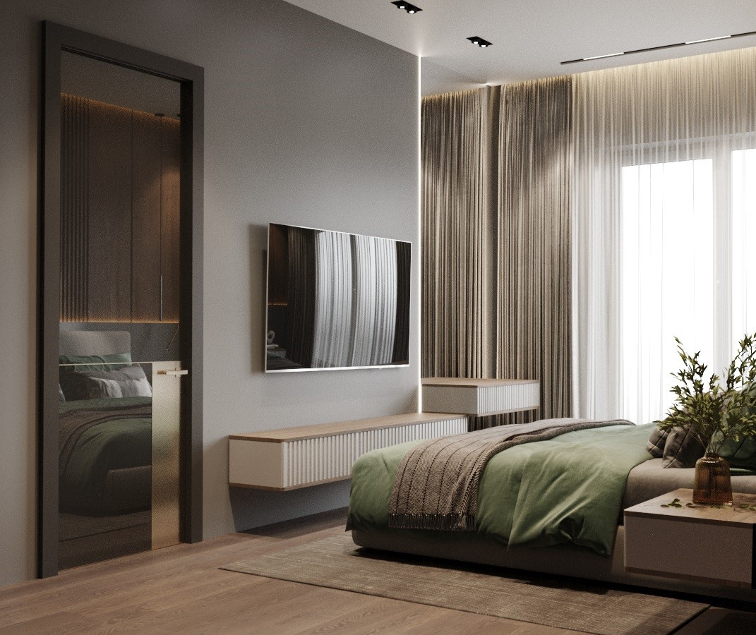 Визуализация спальни