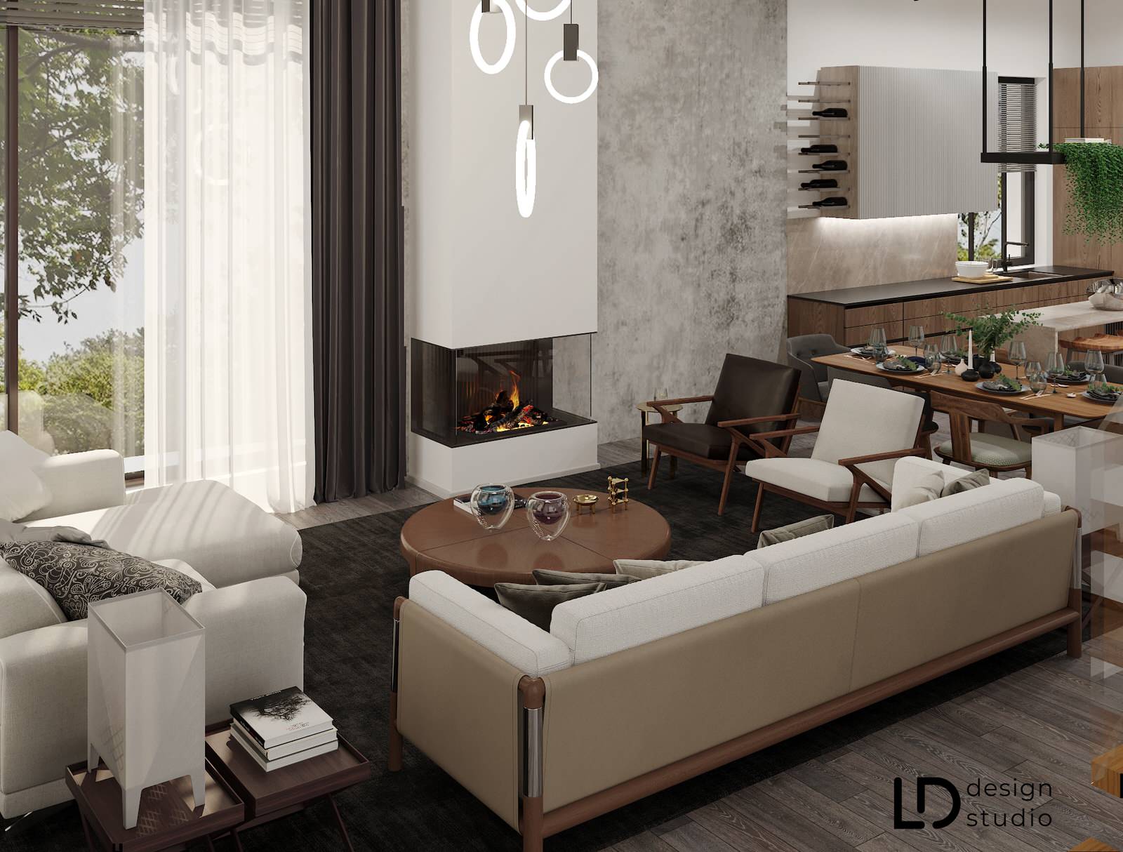 Кухня-гостиная