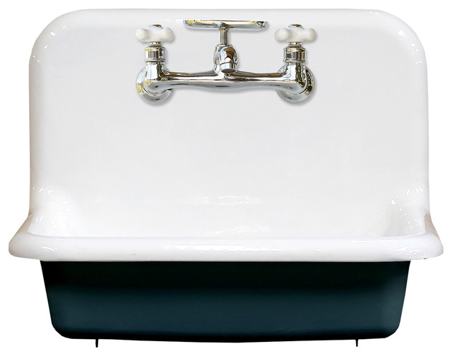 33 Gostyn Double Bowl Cast Iron Drop In Kitchen Sink White