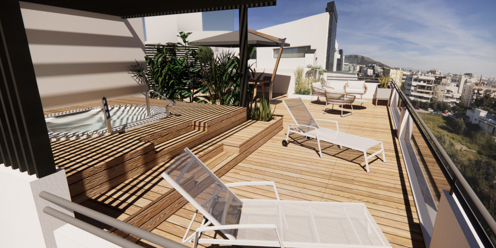 Roof terrace In Glyfada, Athens