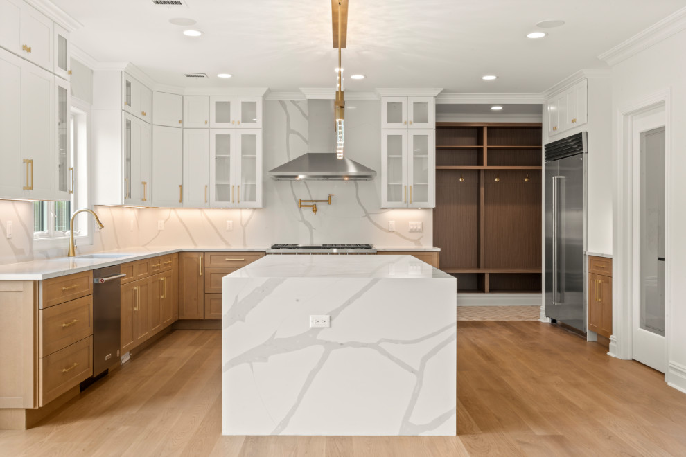 Two Tone Kitchen in Paramus NJ - Transitional - Kitchen - New York - by ...
