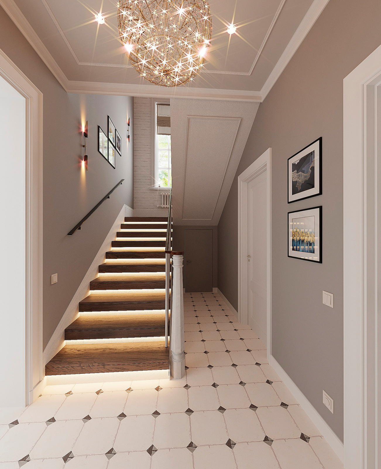 Интерьеры загородного дома в ЖК Олимпийский