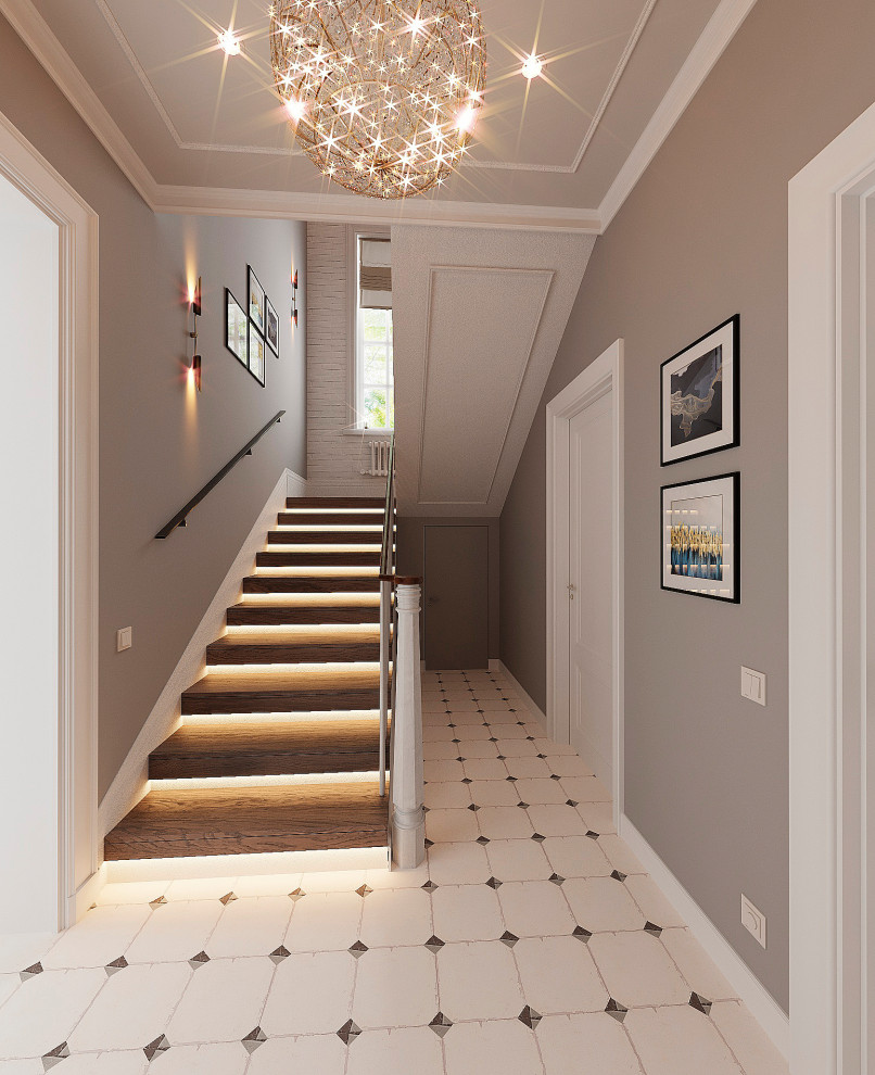 Интерьеры загородного дома в ЖК Олимпийский