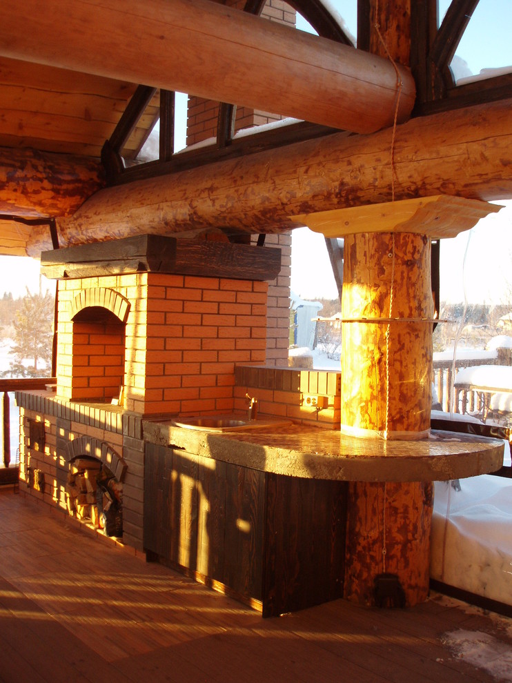 Домик в деревне, барбекю