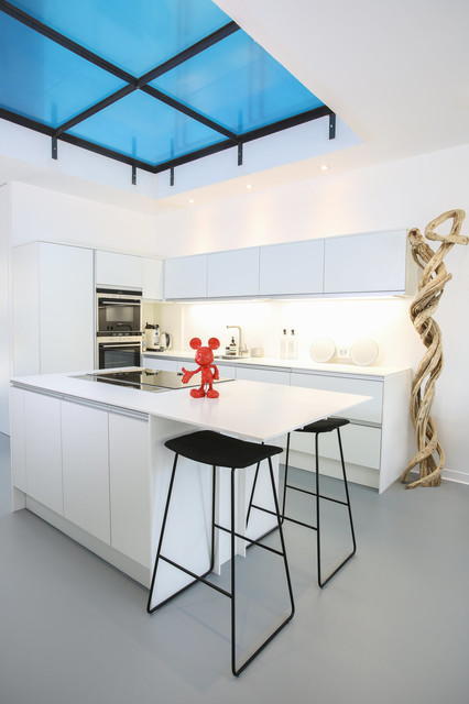 Cube zen contemporaneo-cocina