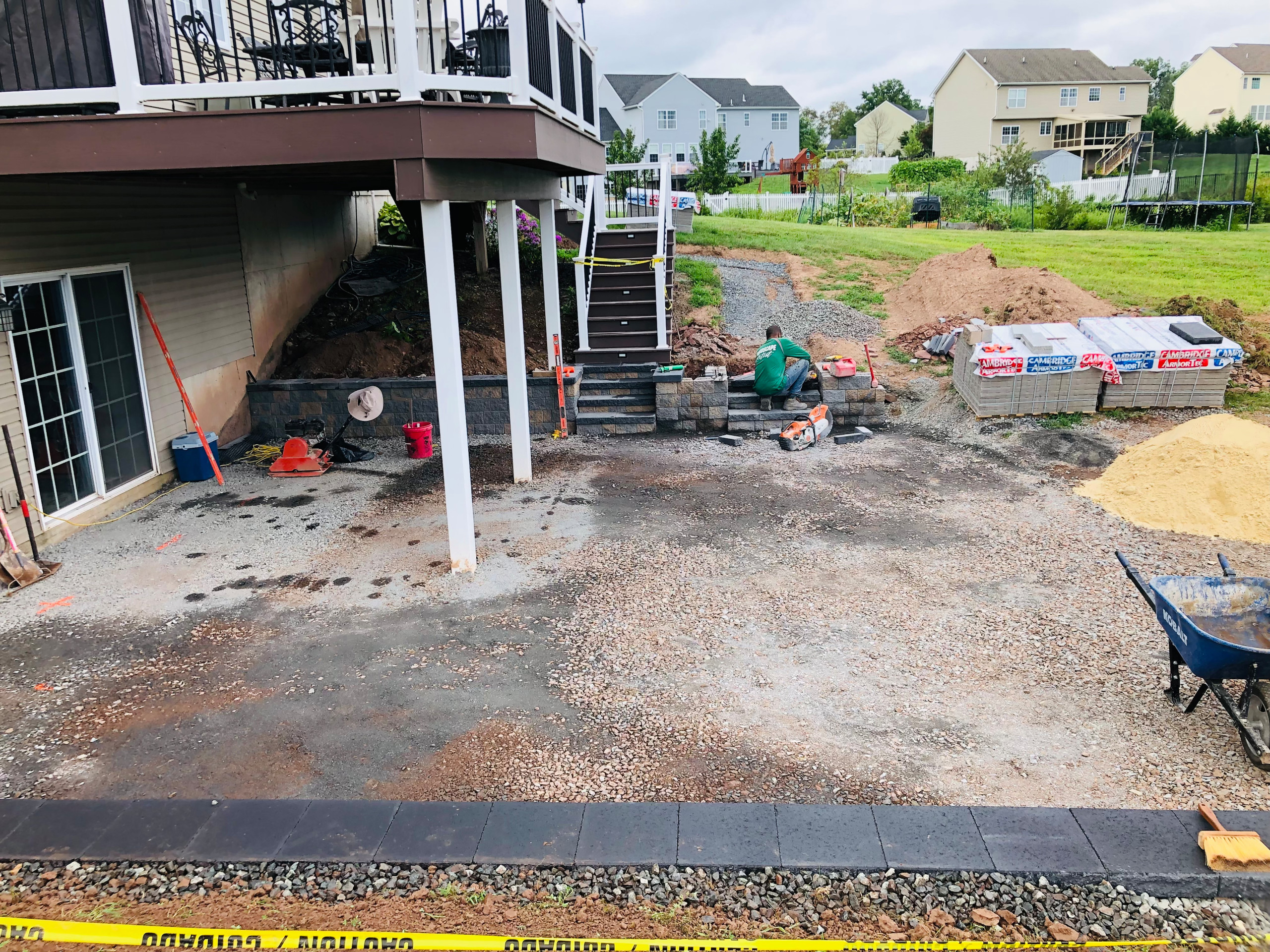 Patio/Steps/Firepit/SittingWall