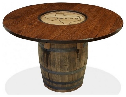 Rustic Barrel Table 8