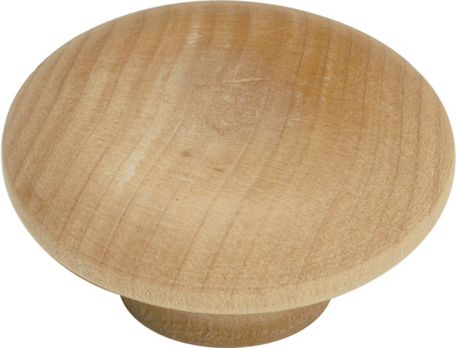 Belwith Hickory 2 " Natural Woodcraft Unfinished Wood Cabinet Knob  P186-UW
