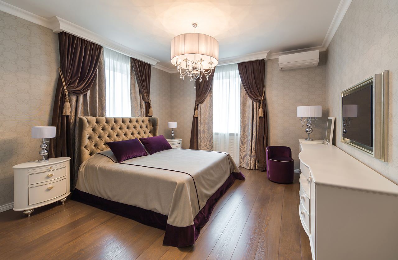 Текстильное оформление квартиры в ЖК "Корона"