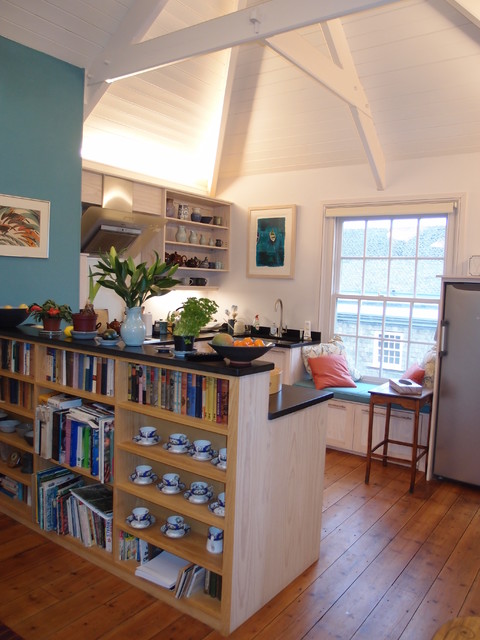 Coach House conversion beach-style-kitchen