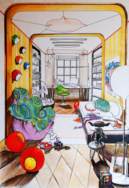 Дизайн интерьера. Эскизы