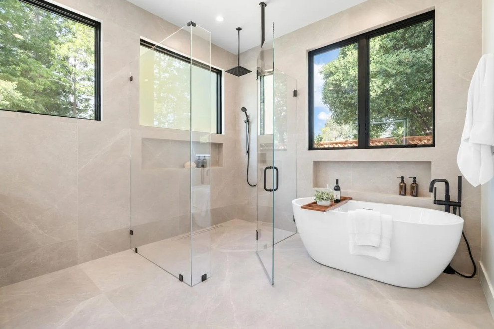 2 masters bathrooms remodel
