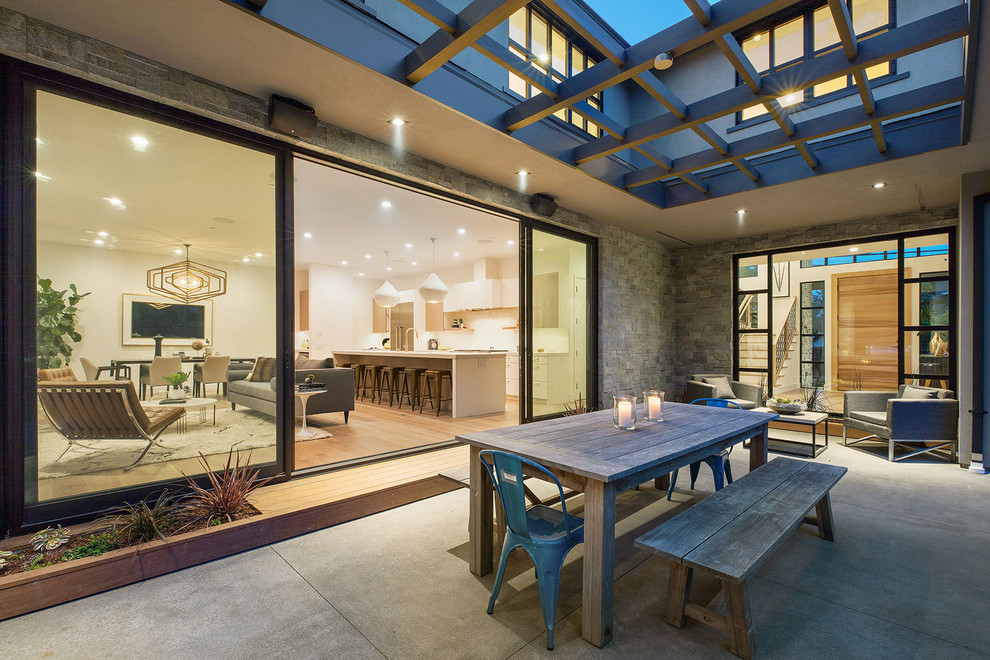 Inspiration for a contemporary home design remodel in San Francisco