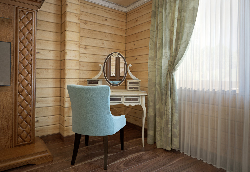 деревянный дом из бруса в поселке Зеленая роща