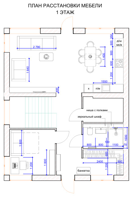 Проект в коттеджном посёлке Каменки