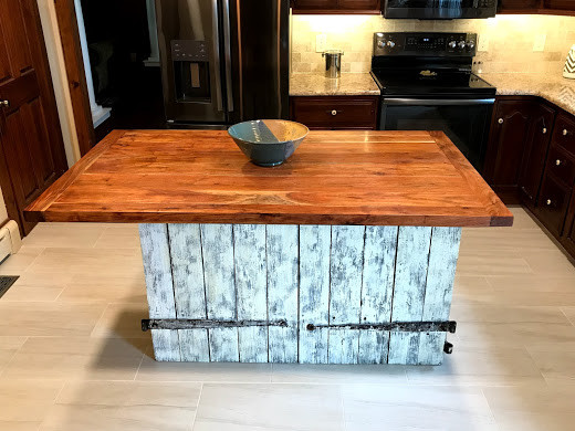 Custom Rustic Island Kitchen Remodel