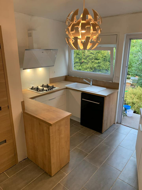Conception d'une cuisine sur mesure nordico-cocina